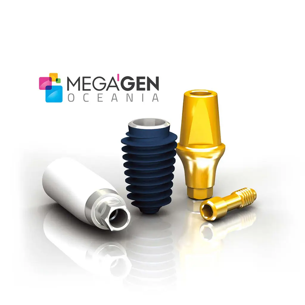 ایمپلنت دندان مگاژن (megagen) کره‌ای به همراه روکش-دکتر فرزاد قربانی